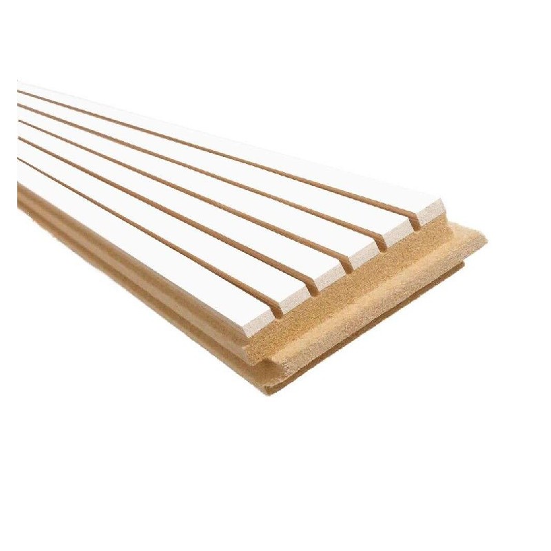 Panouri acustice cu decorațiune Albă StudioLine Plus, cu absorbție de sunet de 70%