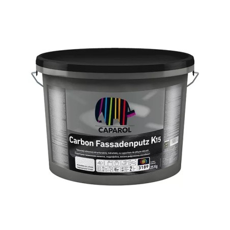 Caparol Carbon Fassadenputz K15 - Tencuială decorativă - structură bob lângă bob, granulă de 1,5 mm