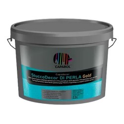 Caparol StuccoDecor Di Perla Gold - Masă de șpaclu decorativă pentru interior, cu aspect metalic perlat