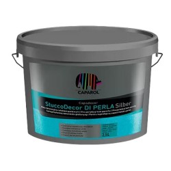 Caparol StuccoDecor Di Perla Silber - Masă de șpaclu decorativă pentru interior, cu aspect metalic perlat