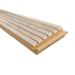 Panouri acustice cu decorațiune din Castan StudioLine Plus, cu absorbție de sunet de 70%