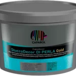 Caparol StuccoDecor Di Perla Gold - Masă de șpaclu decorativă pentru interior, cu aspect metalic perlat